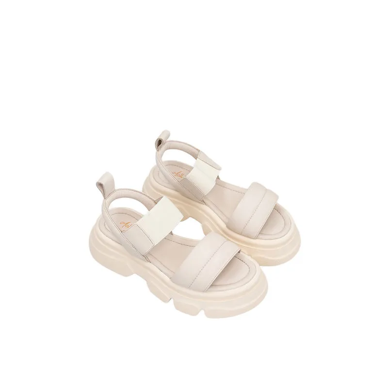 2852776 WOMEN'S PLATFORM SANDALS- WHITE