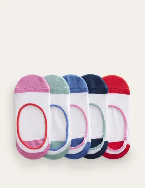 5 Pack Secret Socks-Multi, Colourblock