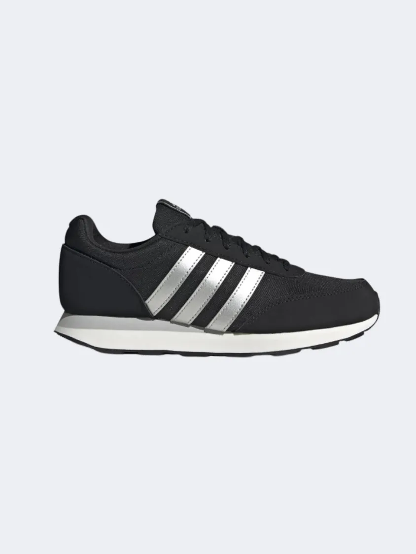 Adidas Run 60S 3.0 Women Sportswear Shoes Black/Silver/ White