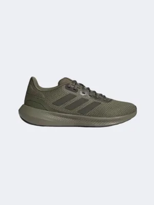 Adidas Runfalcon 3.0 Men Running Shoes Olive Strata/ Black