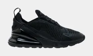 Air Max 270 Grade School Running Shoes (Black)