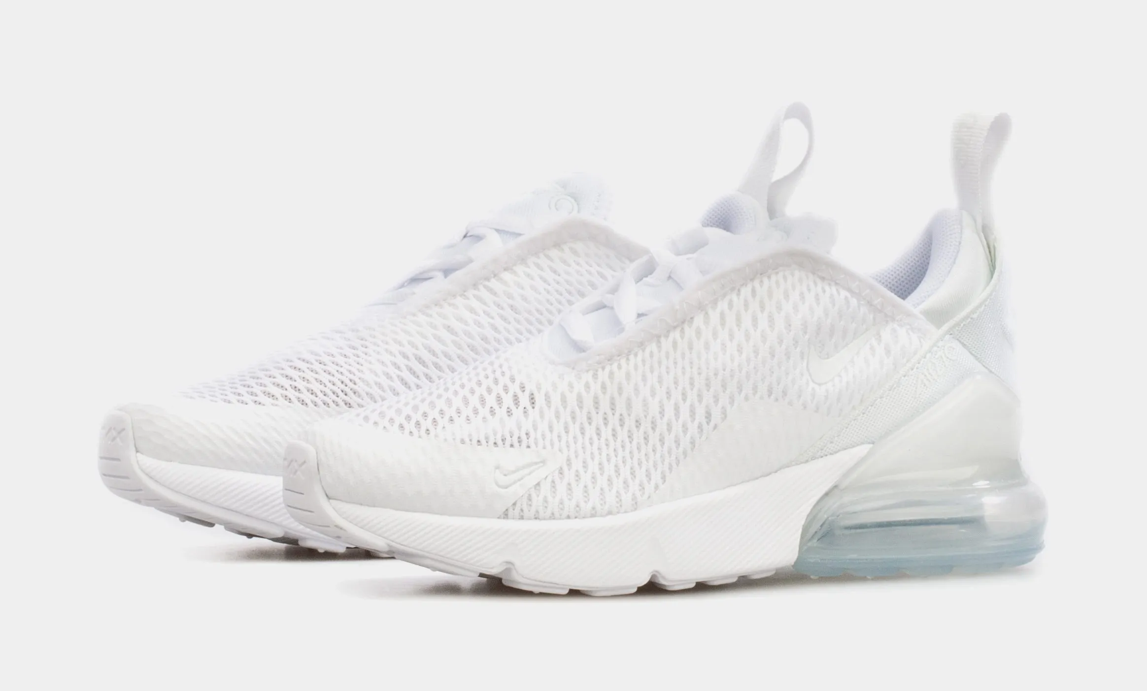 Air Max 270 Preschool Running Shoes (White)