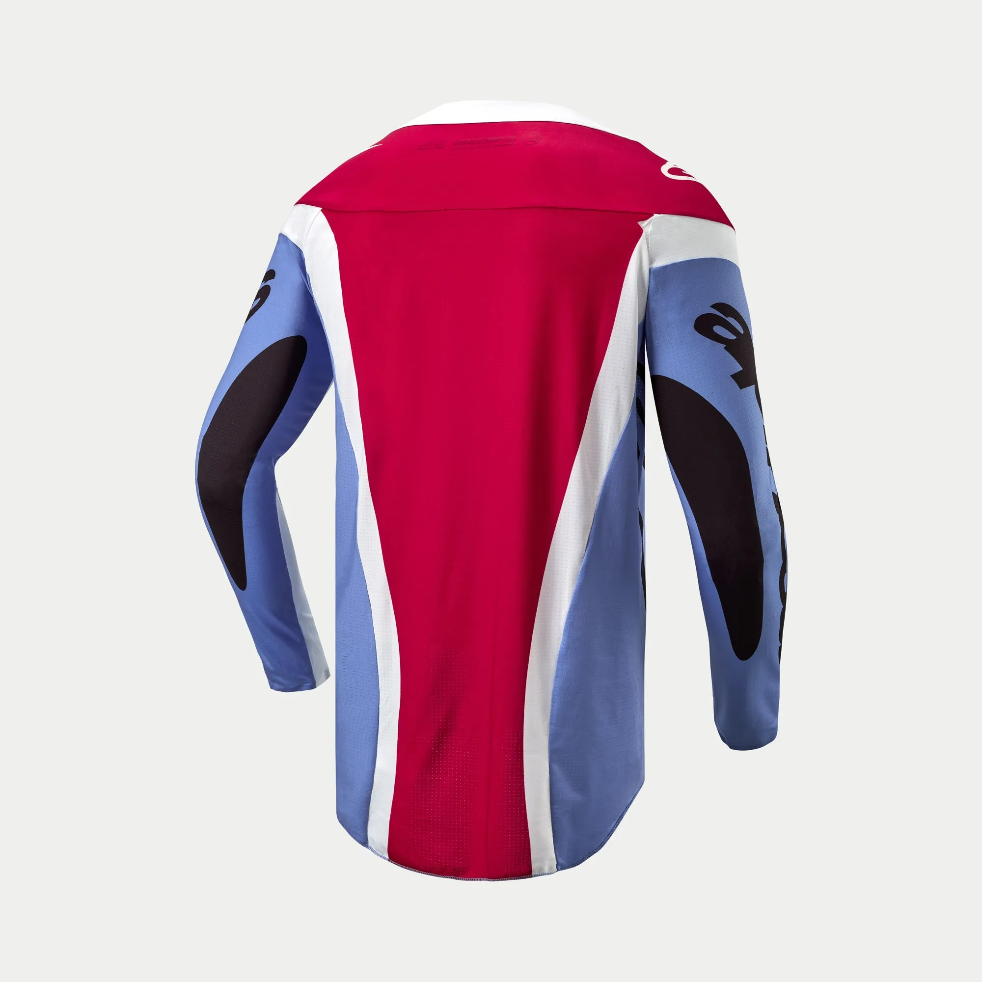 ALPINESTARS 2024 TECHSTAR OCURI JERSEY - LIGHT BLUE MARS RED WHITE