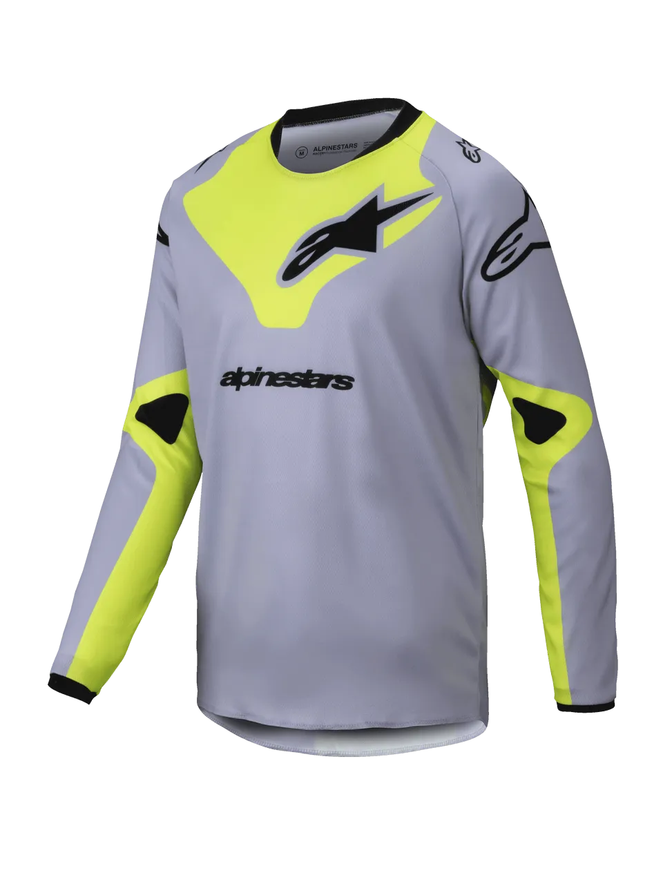 ALPINESTARS 2025 YOUTH RACER VEIL JERSEY - GRAY FLURO-YELLOW