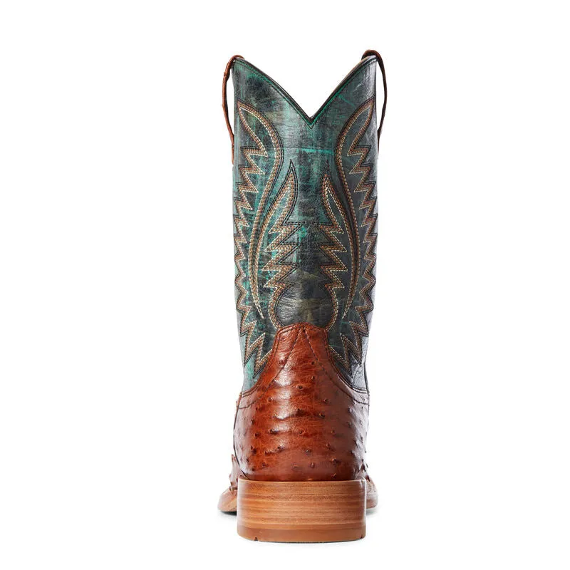 Ariat Gallup Brandy Full Quill Ostrich Boot