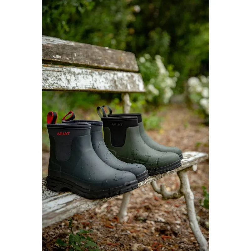 Ariat Kelmarsh Shortie Waterproof Ladies Wellington Boot - Dark Olive