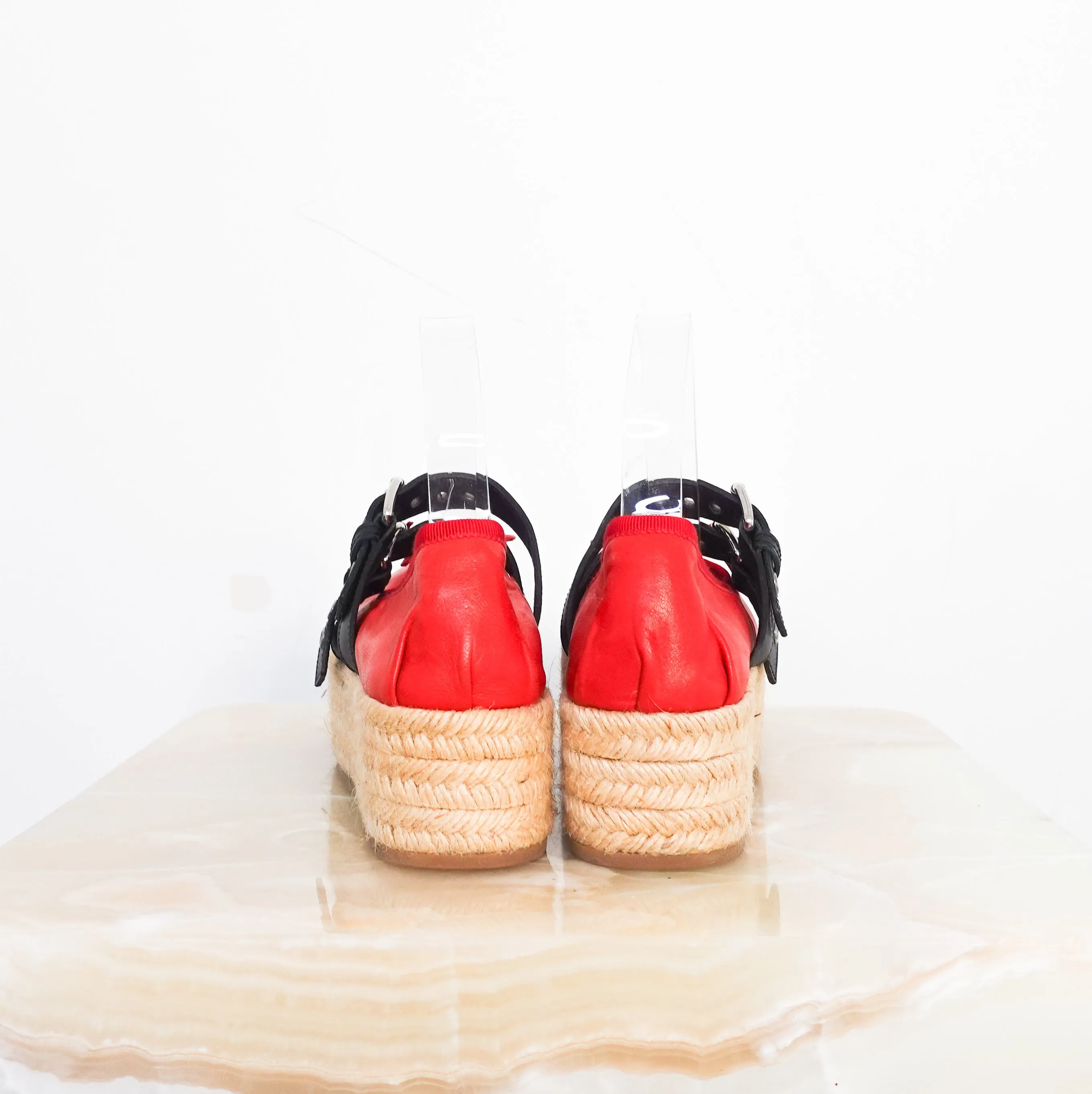 Ballerina Strap Detailed Platform Espadrille Uk 4.5