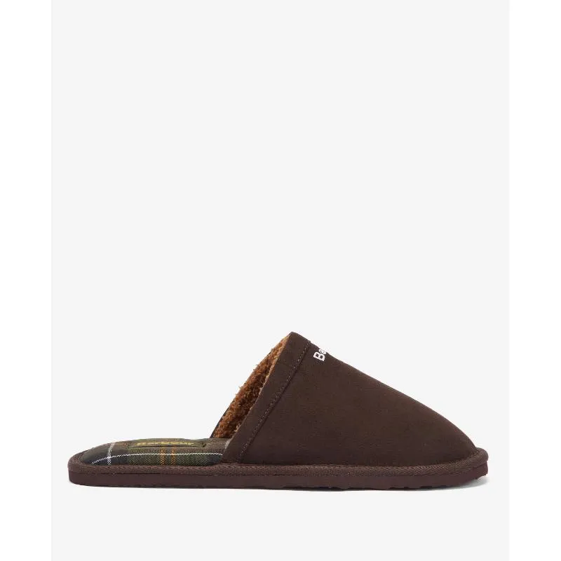 Barbour Everitt Mule Mens Slipper - Brown