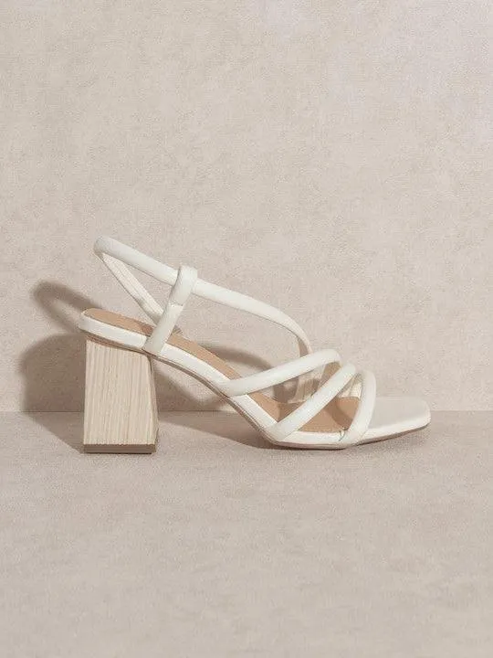 Beach Waves Wooden Heel Sandals