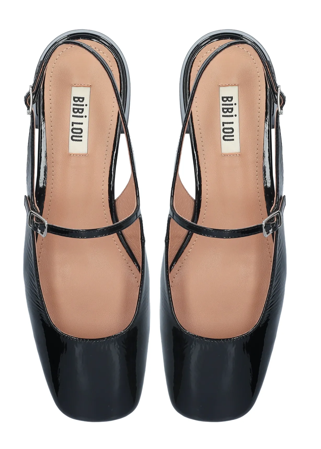 Bibi Lou Ava Black Mary Jane Ballet Flats