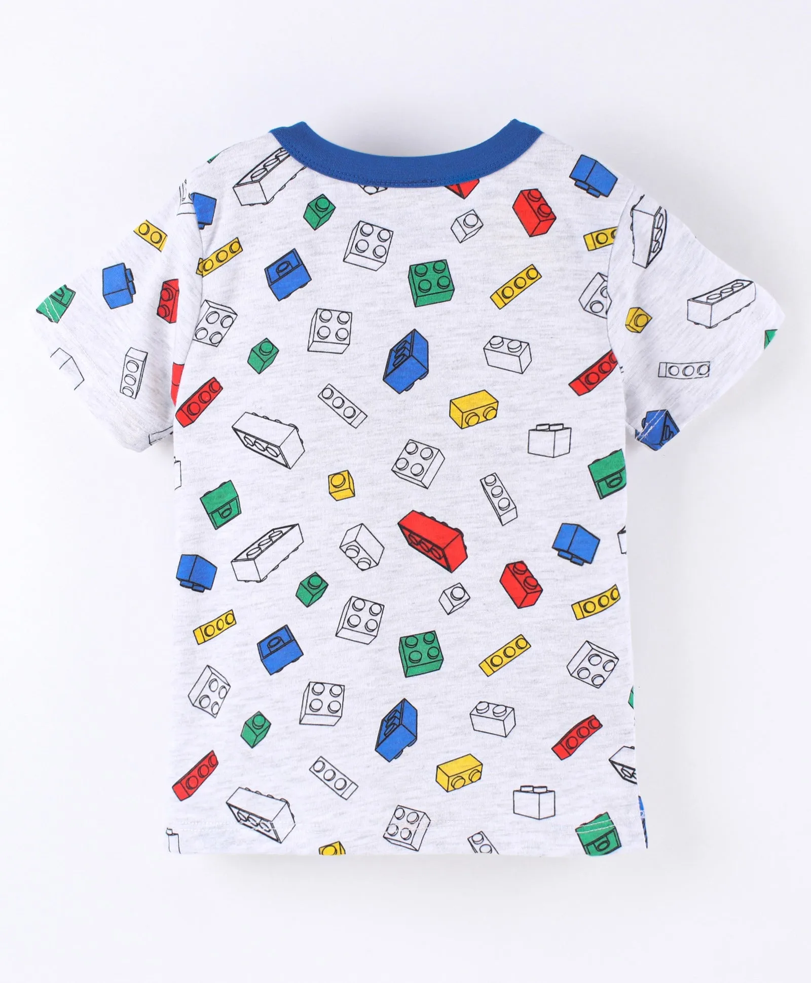 Blocks Printed Tshirt Short Set