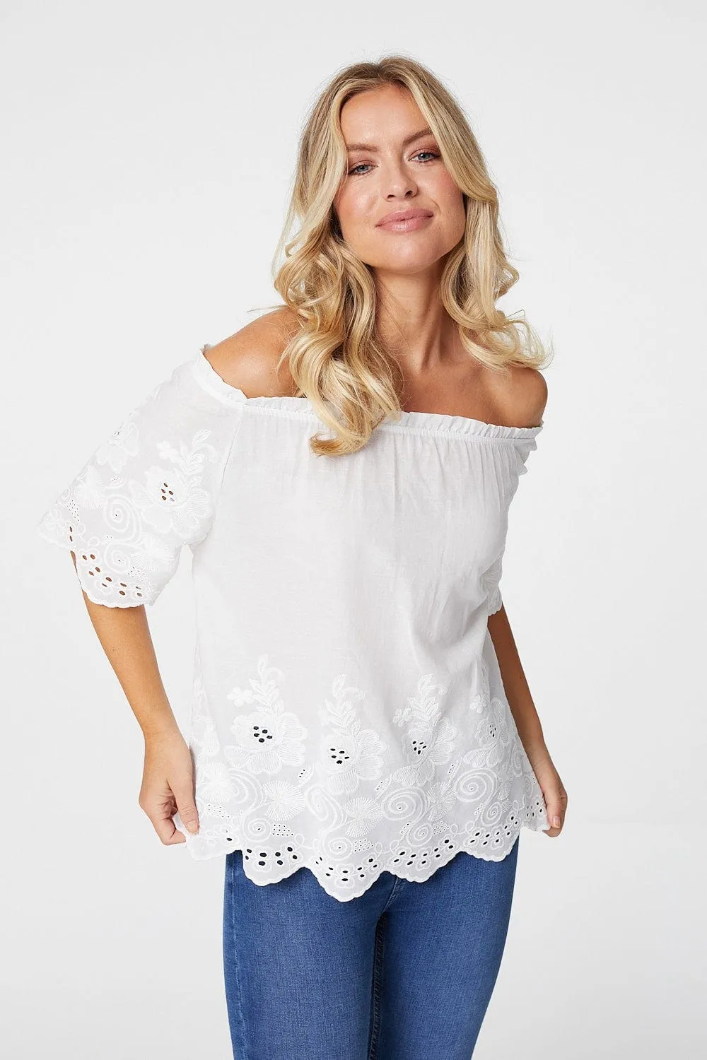 Broderie Anglaise Blouse