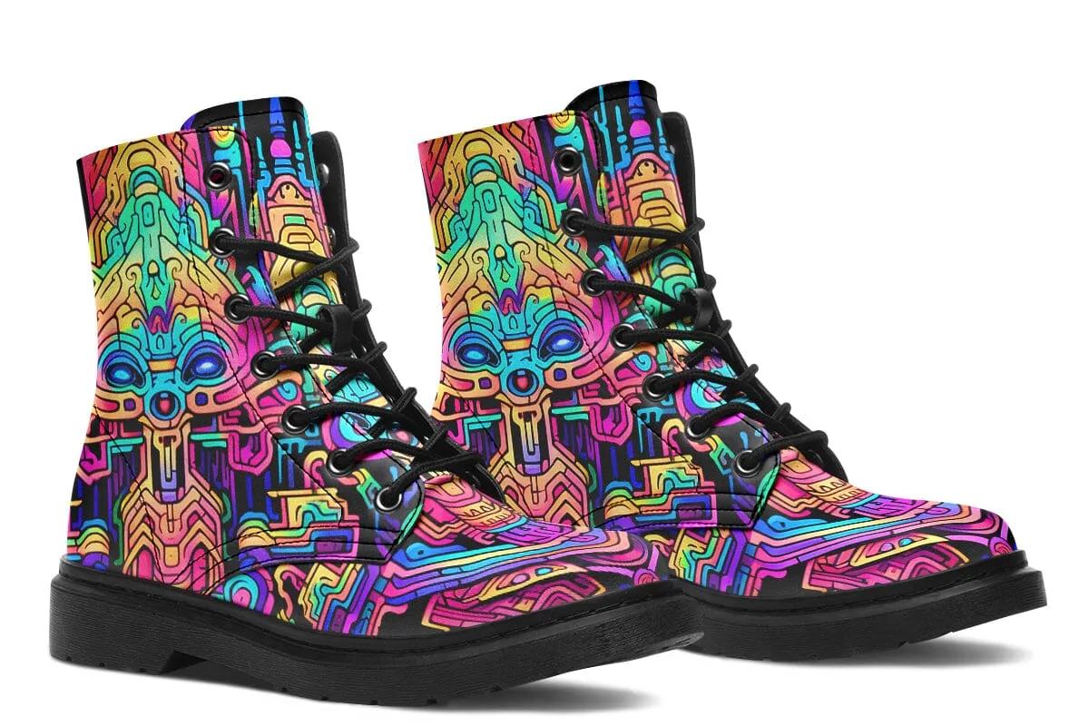 Candyface Combat Boots