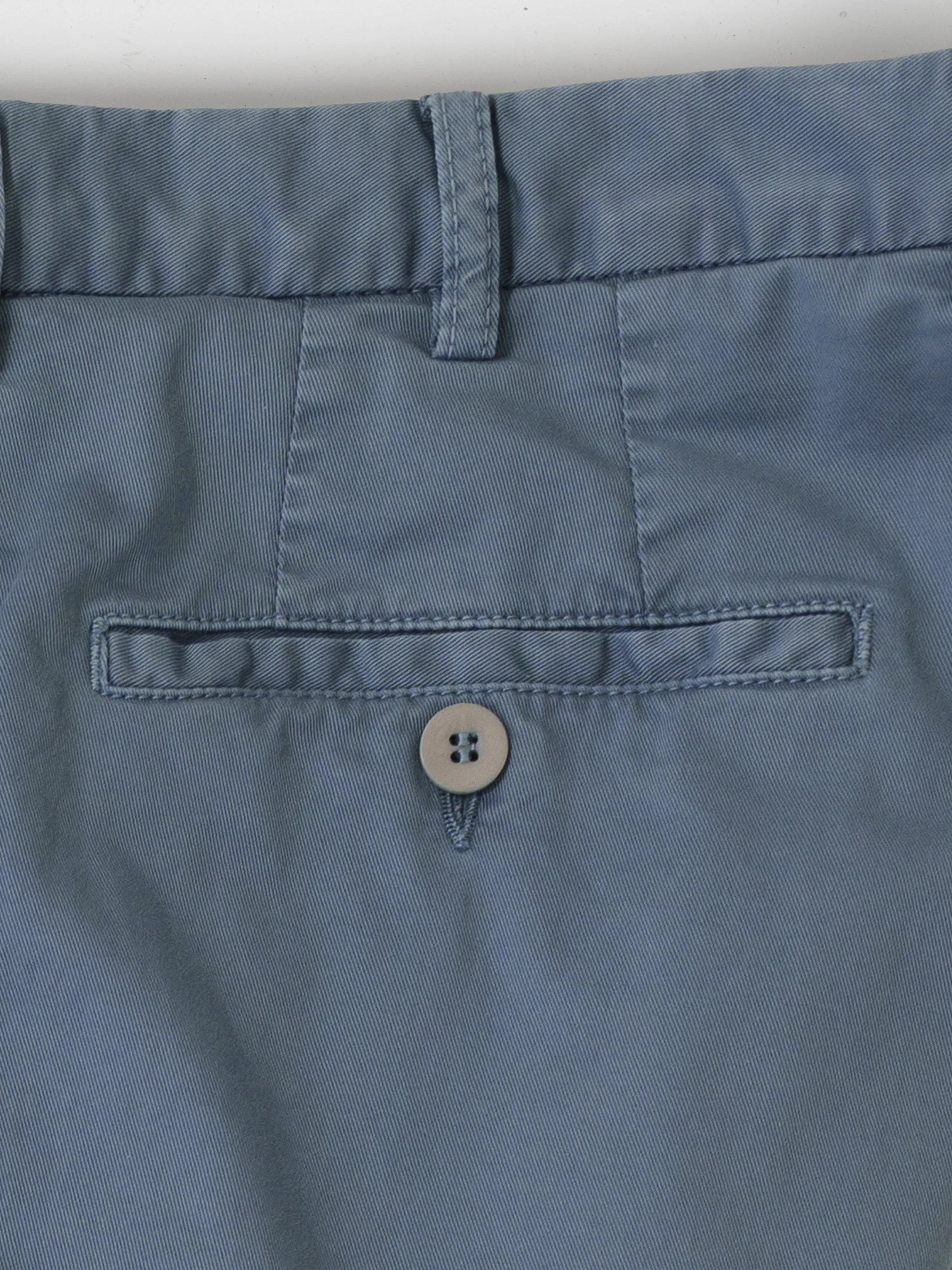 Denim blue cotton supima sport trousers