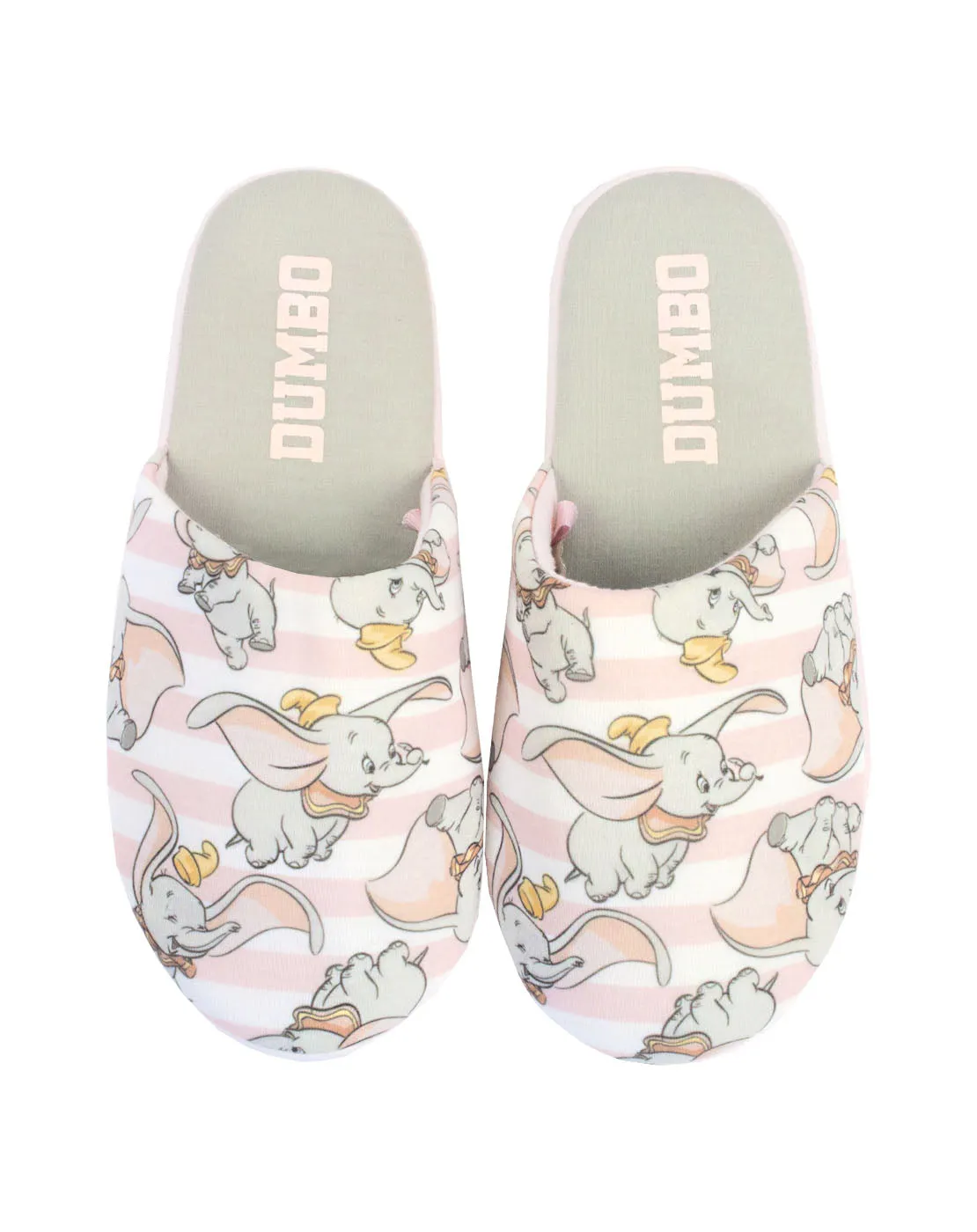 Disney Dumbo Women's/Ladies' Pink Slip-on House Slippers