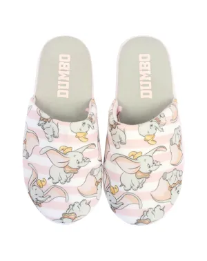 Disney Dumbo Women's/Ladies' Pink Slip-on House Slippers