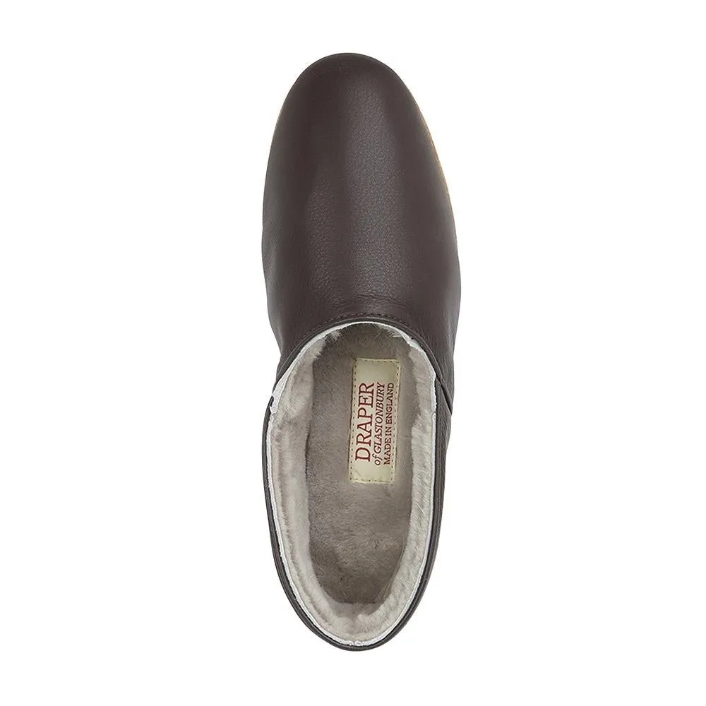 DRAPER PHILIP Sheepskin Slipper WINE