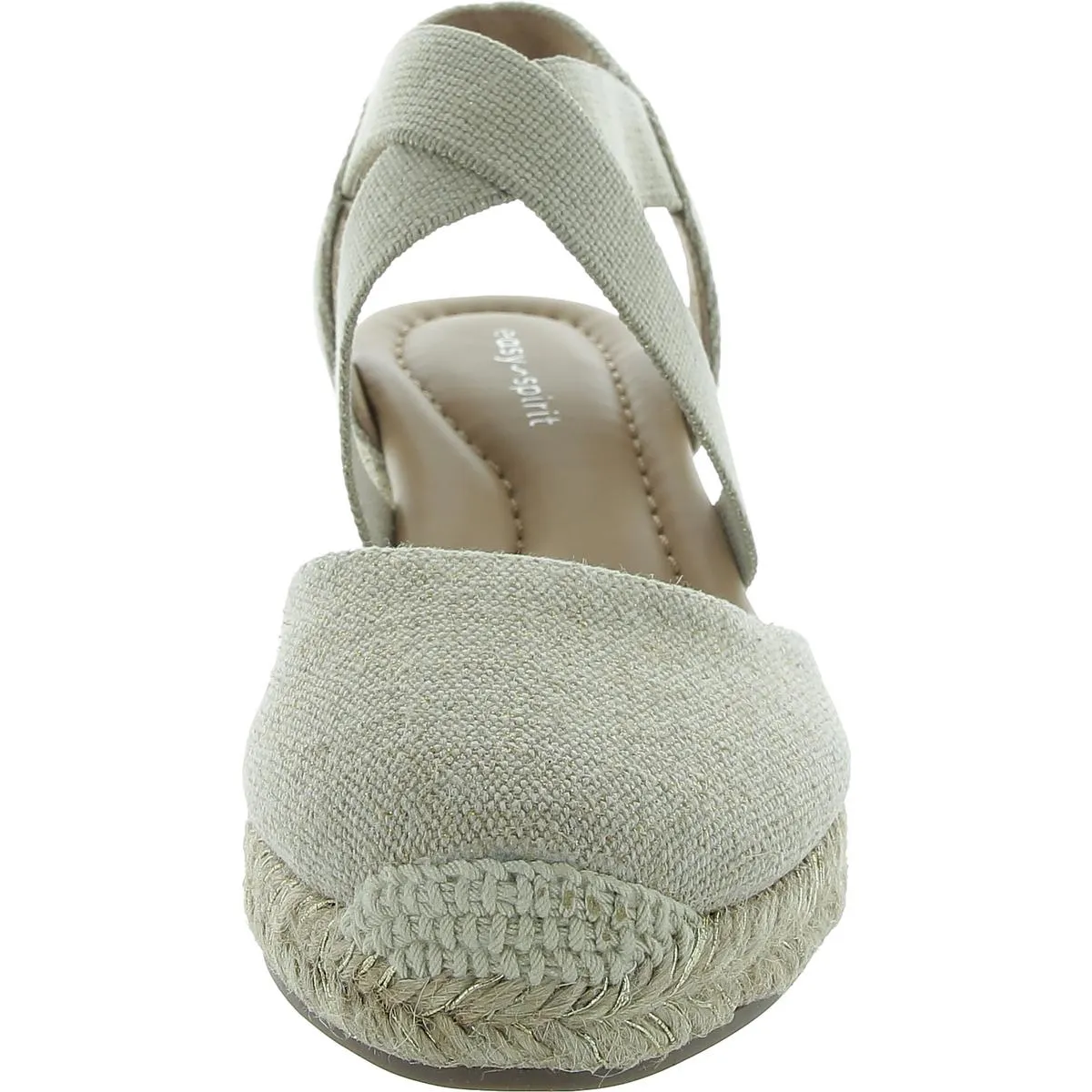 Easy Spirit Womens Meza Slip On Closed Toe Espadrilles