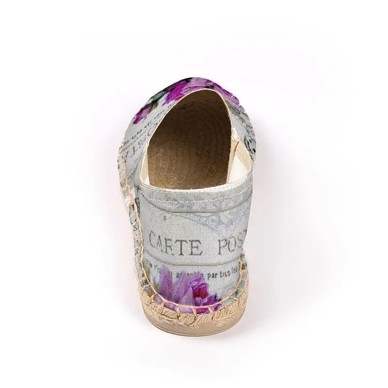 Elegant Handcrafted Jute Espadrilles - Timeless Parisian Style for Every Occasion