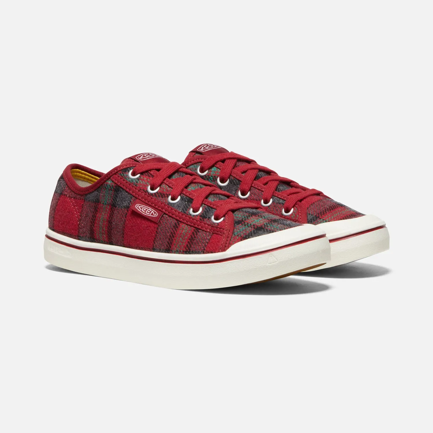 Elsa Sneaker in Red Plaid/Red Dahlia CLOSEOUTS