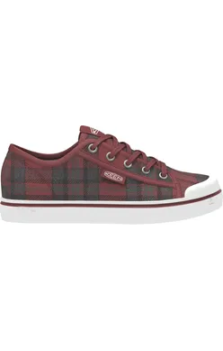 Elsa Sneaker in Red Plaid/Red Dahlia CLOSEOUTS