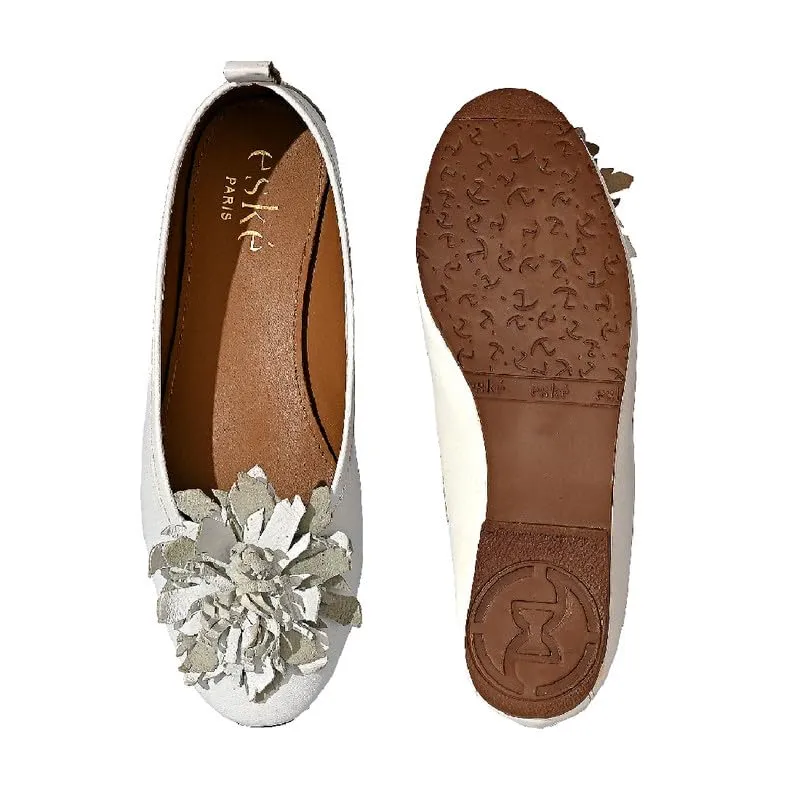 eske Sylvia Genuine Leather Ballet Flats