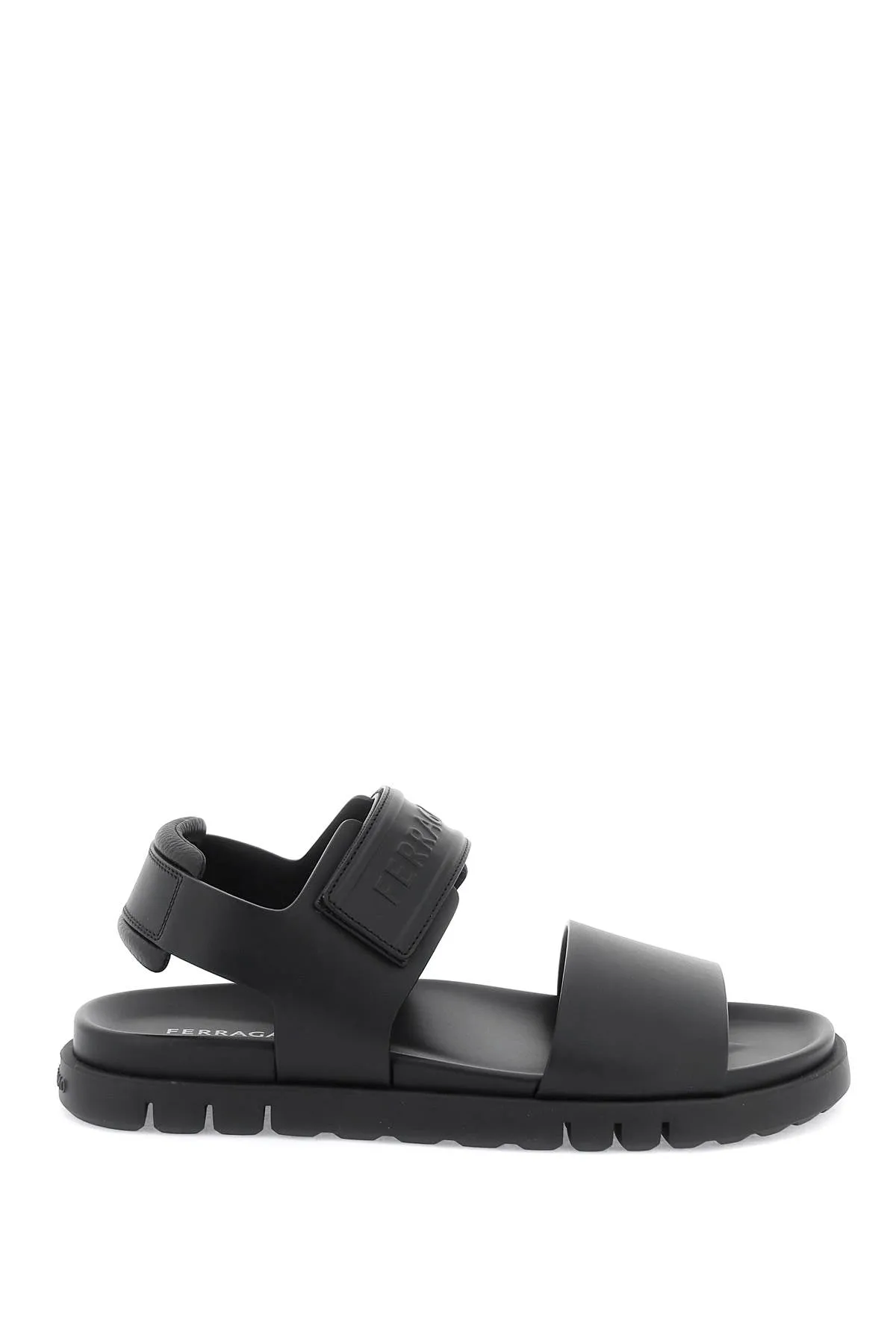 Ferragamo Double Strap Sandals With Stylish Design