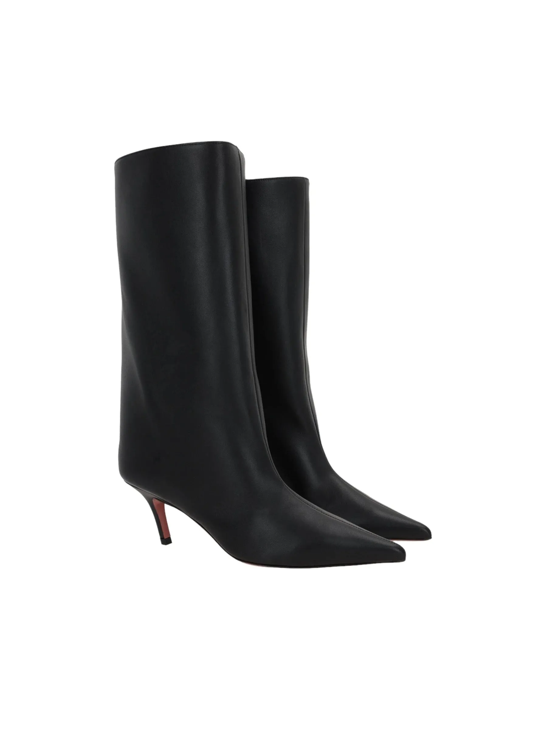 Fiona Leather Mid-Calf Boots