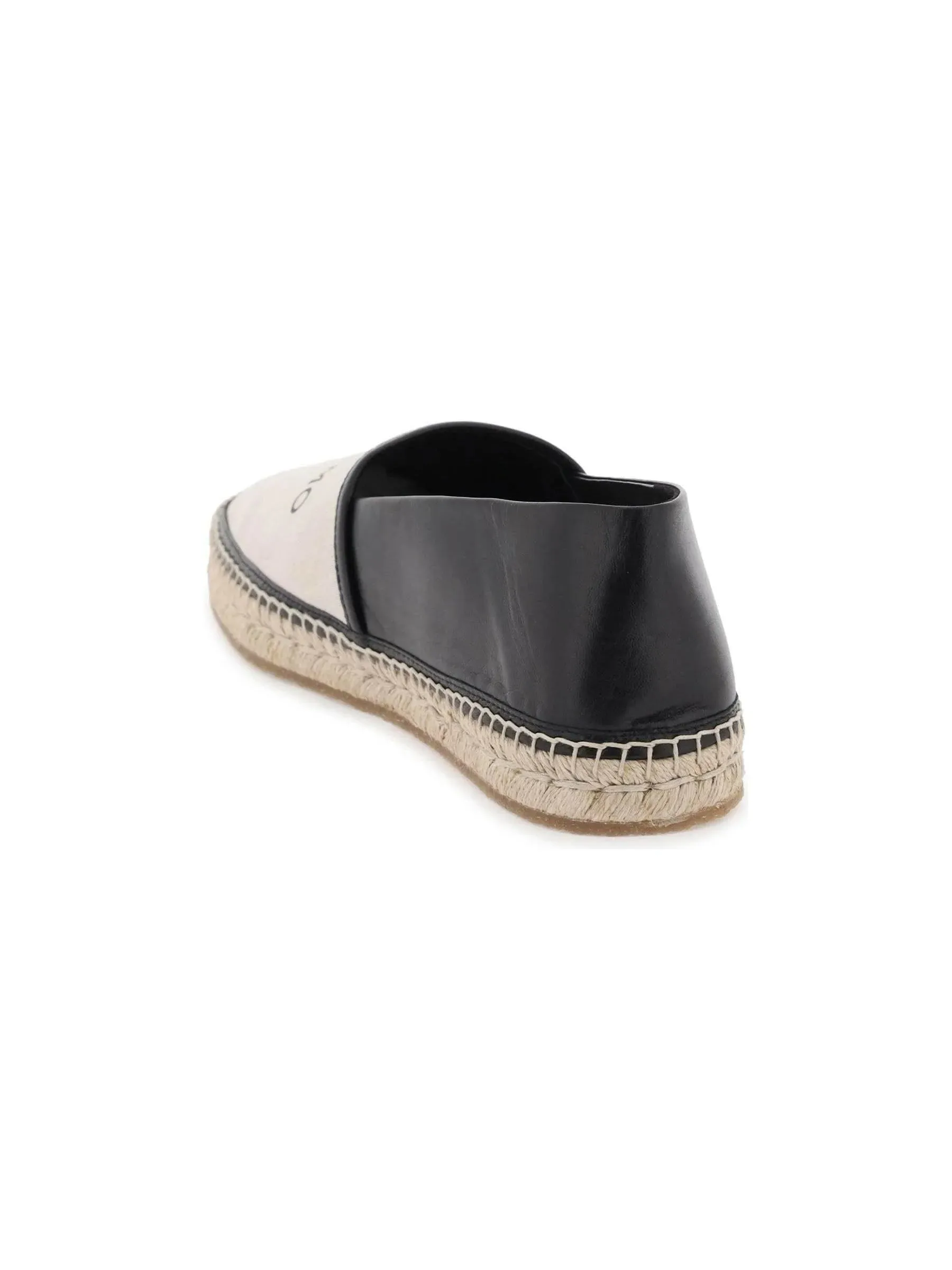 Foldable Heel Leather Espadrilles