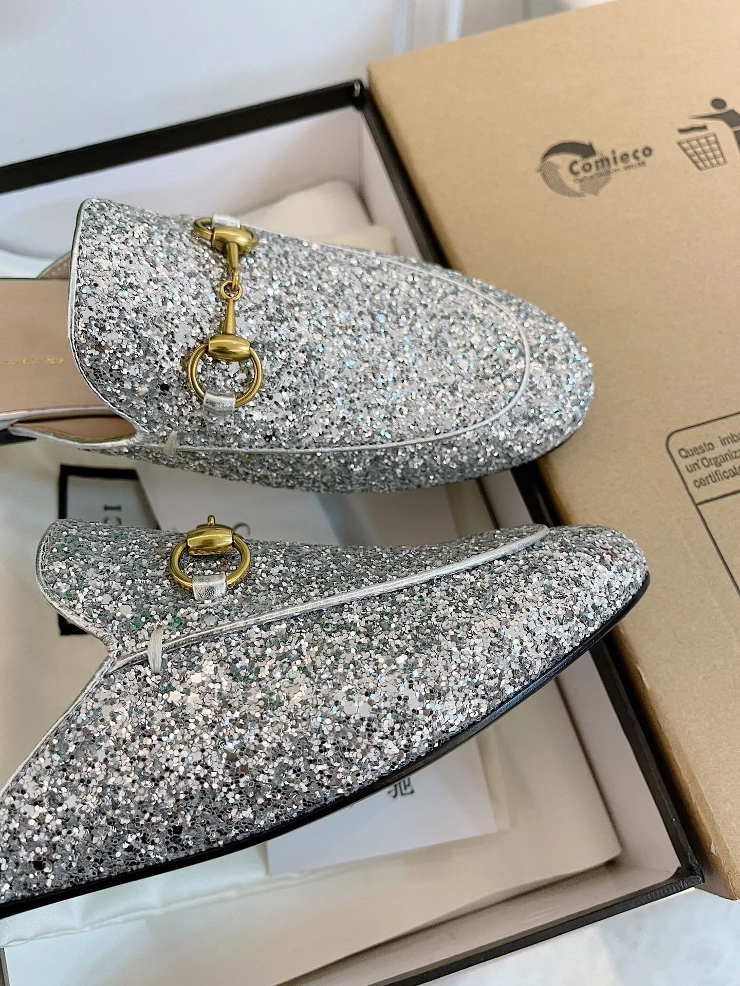 GG SLIPPER PRINCETOWN GLITTER