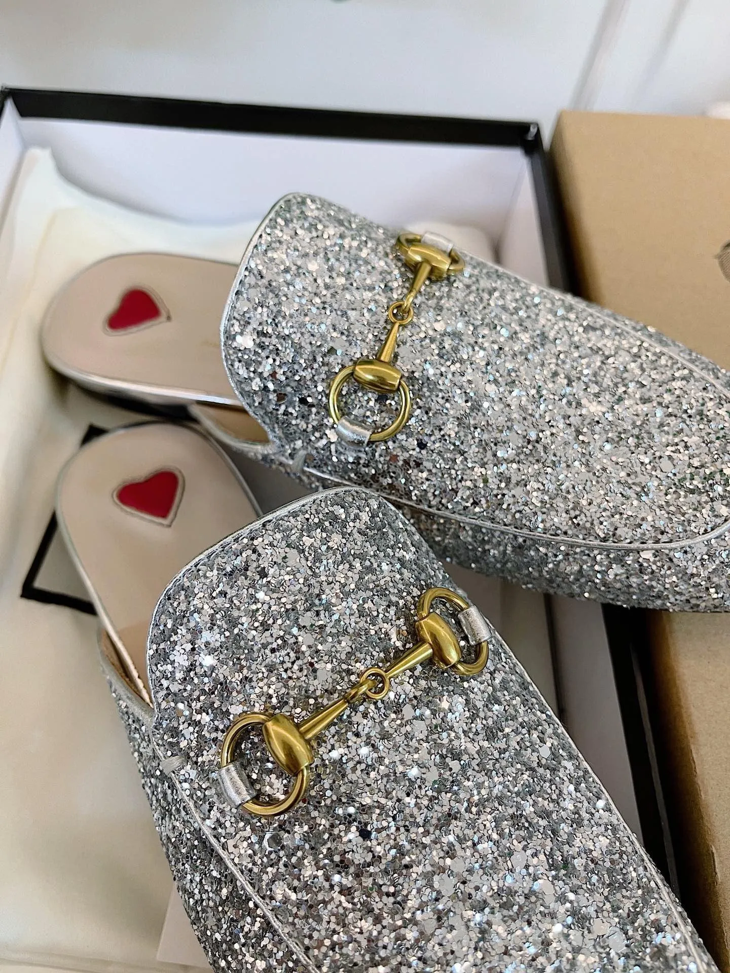 GG SLIPPER PRINCETOWN GLITTER