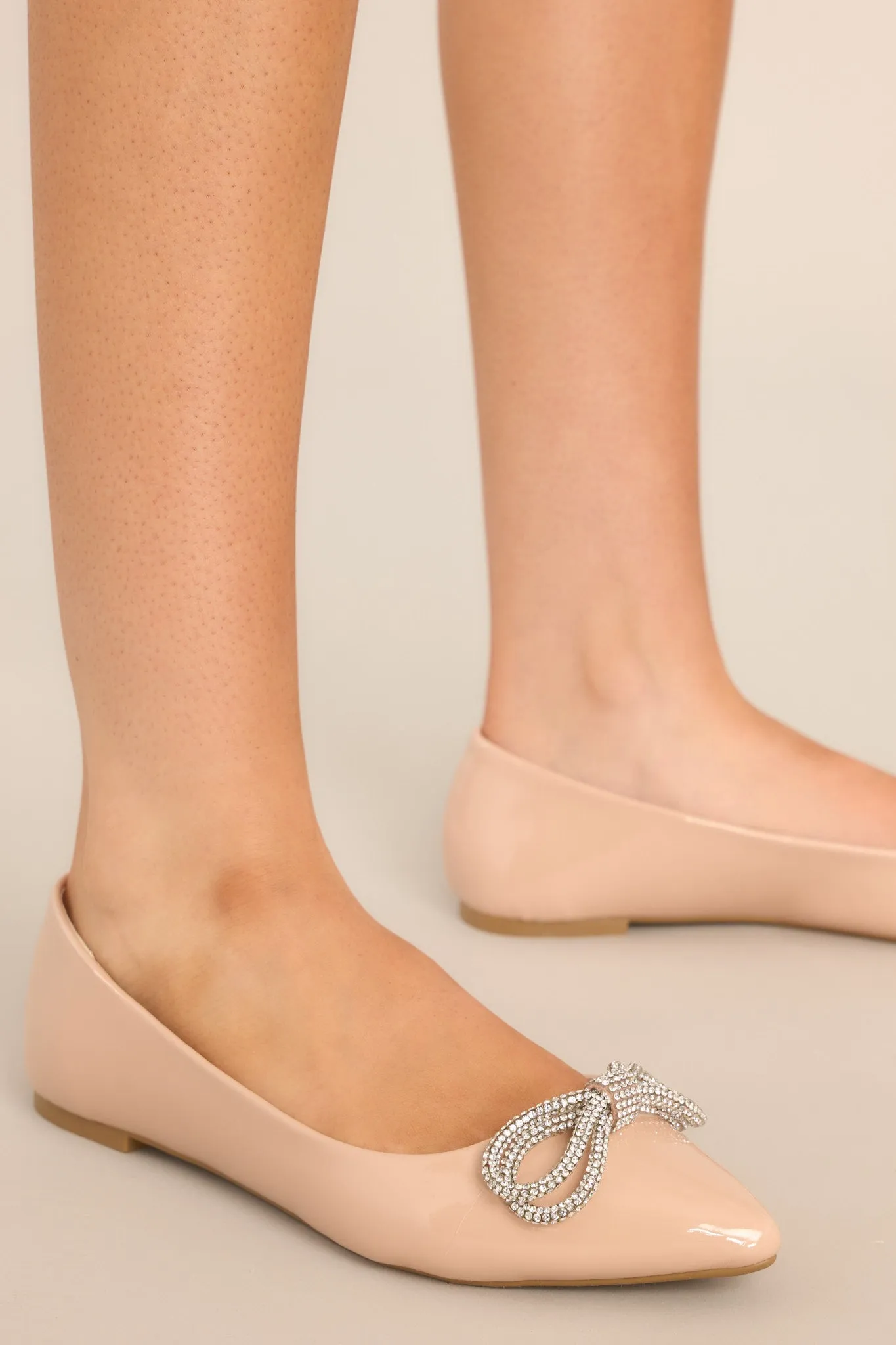 Graceful Glide Nude Ballet Flats