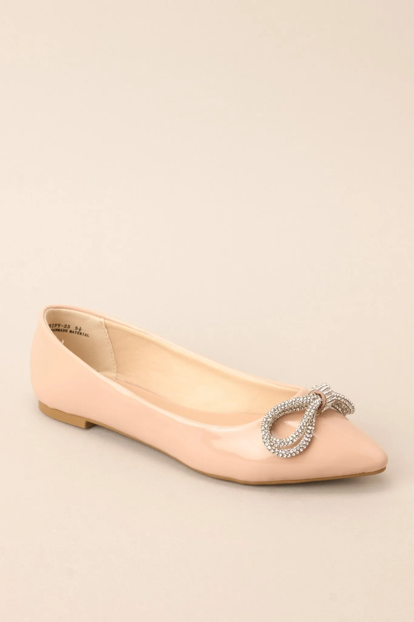 Graceful Glide Nude Ballet Flats