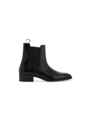 Hainaut Burnished Leather Chelsea Boots