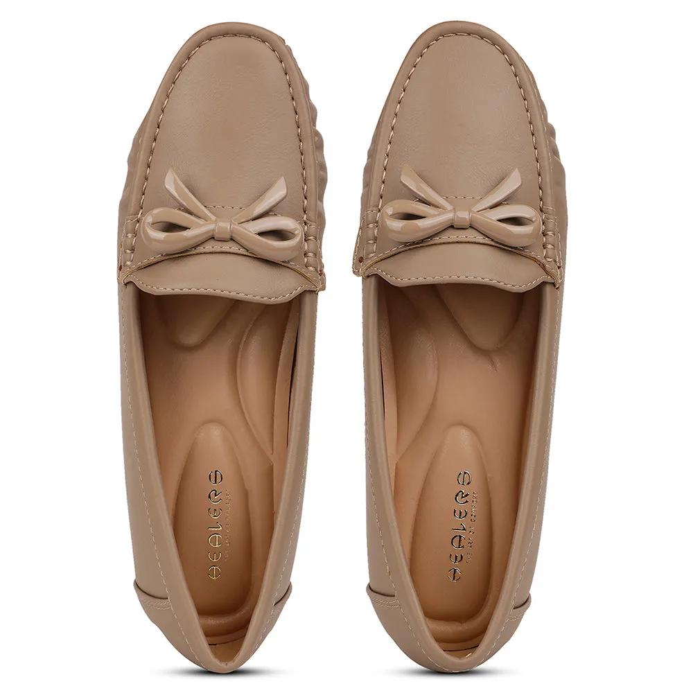 Healers Casual Beige Loafers For Women ZQ-AL-BL01 By Liberty