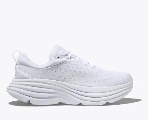 Hoka Bondi 8 Womens White