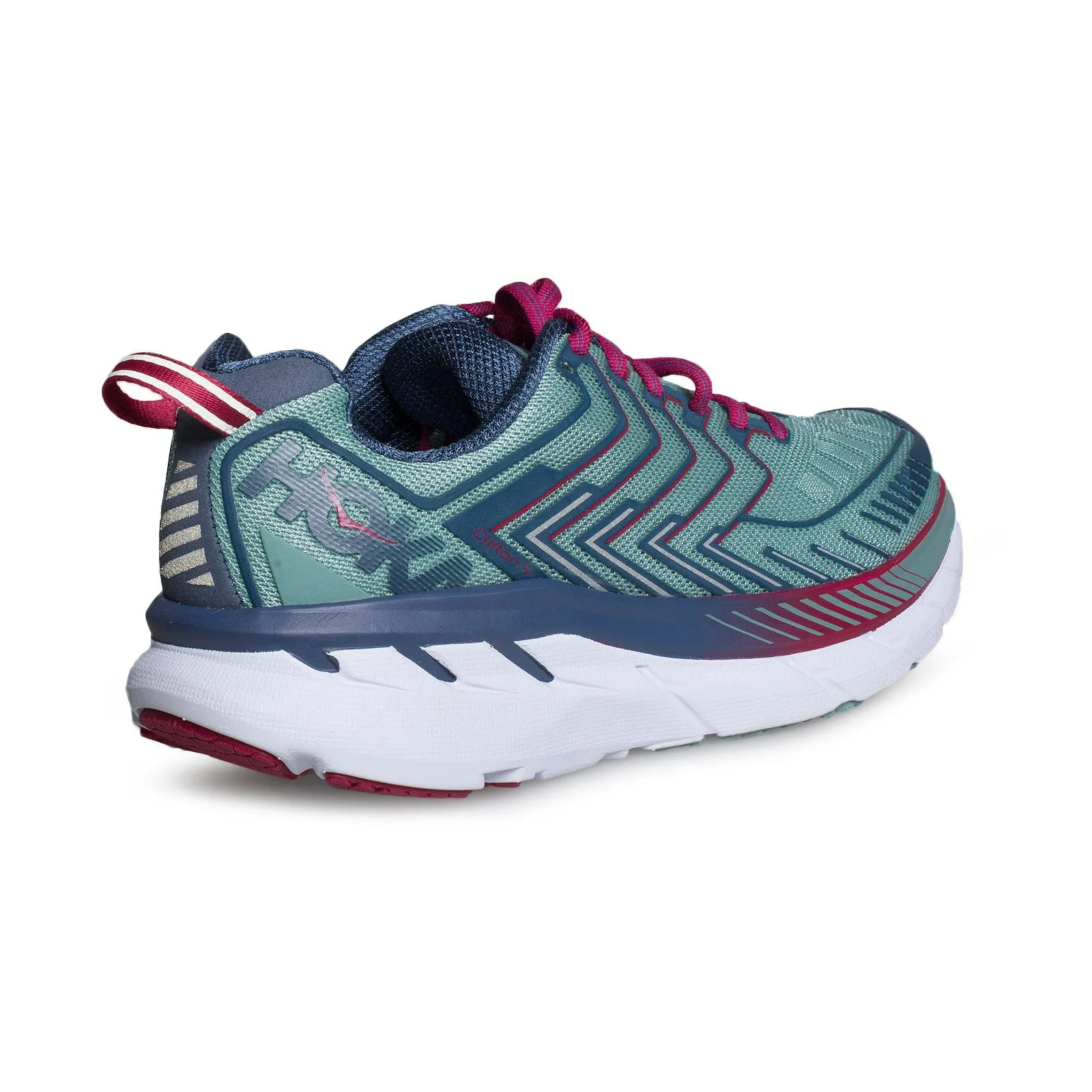 Hoka Clifton 4 Aquifer / Vintage Indigo Running Shoes - Women's