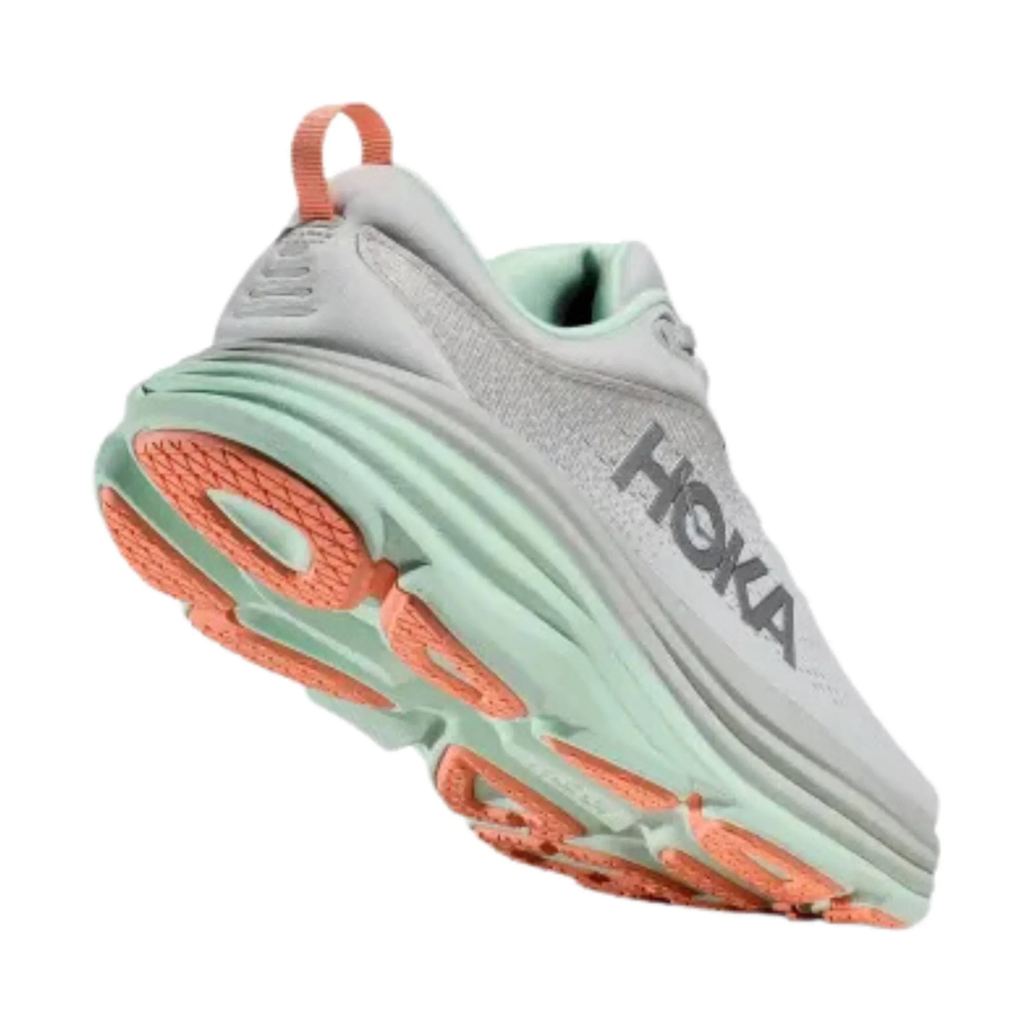 HOKA Women's Bondi 8 - Stardust/ Aqua Breeze