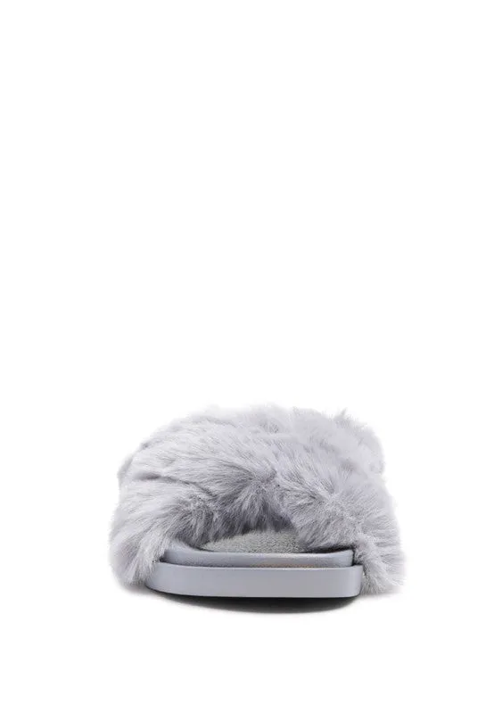 Homey Fur Slip-On Flats