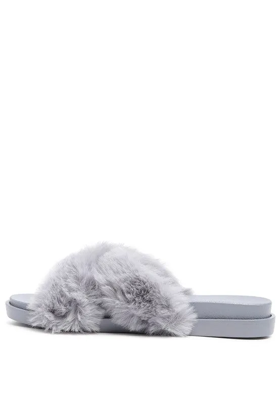 Homey Fur Slip-On Flats