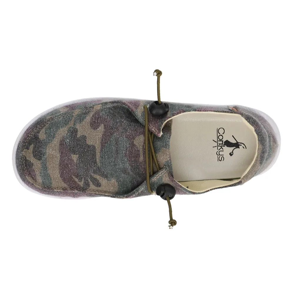 Kayak Camouflage Slip On Flats