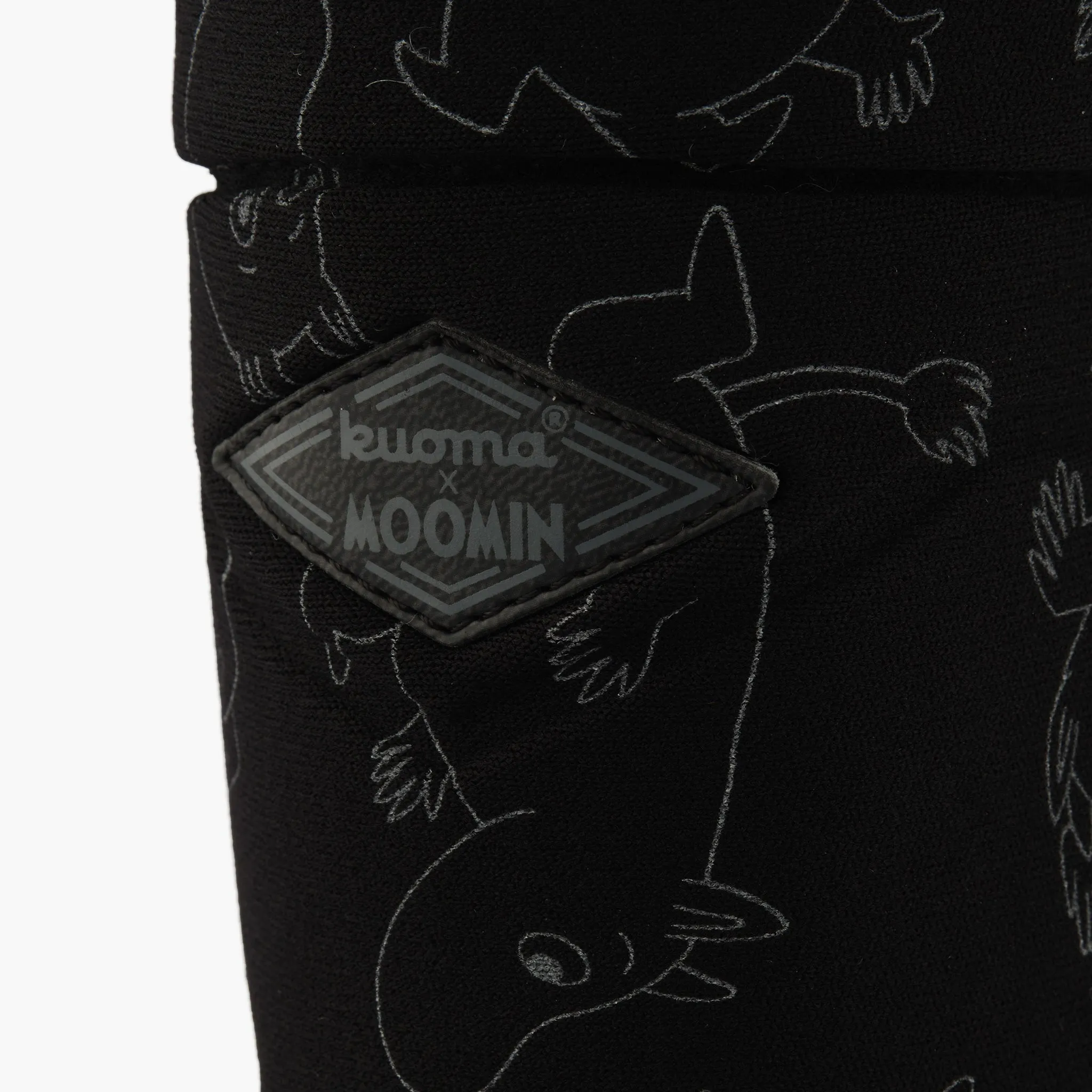 Kids´ winter boots Putkivarsi, Black Moomintroll