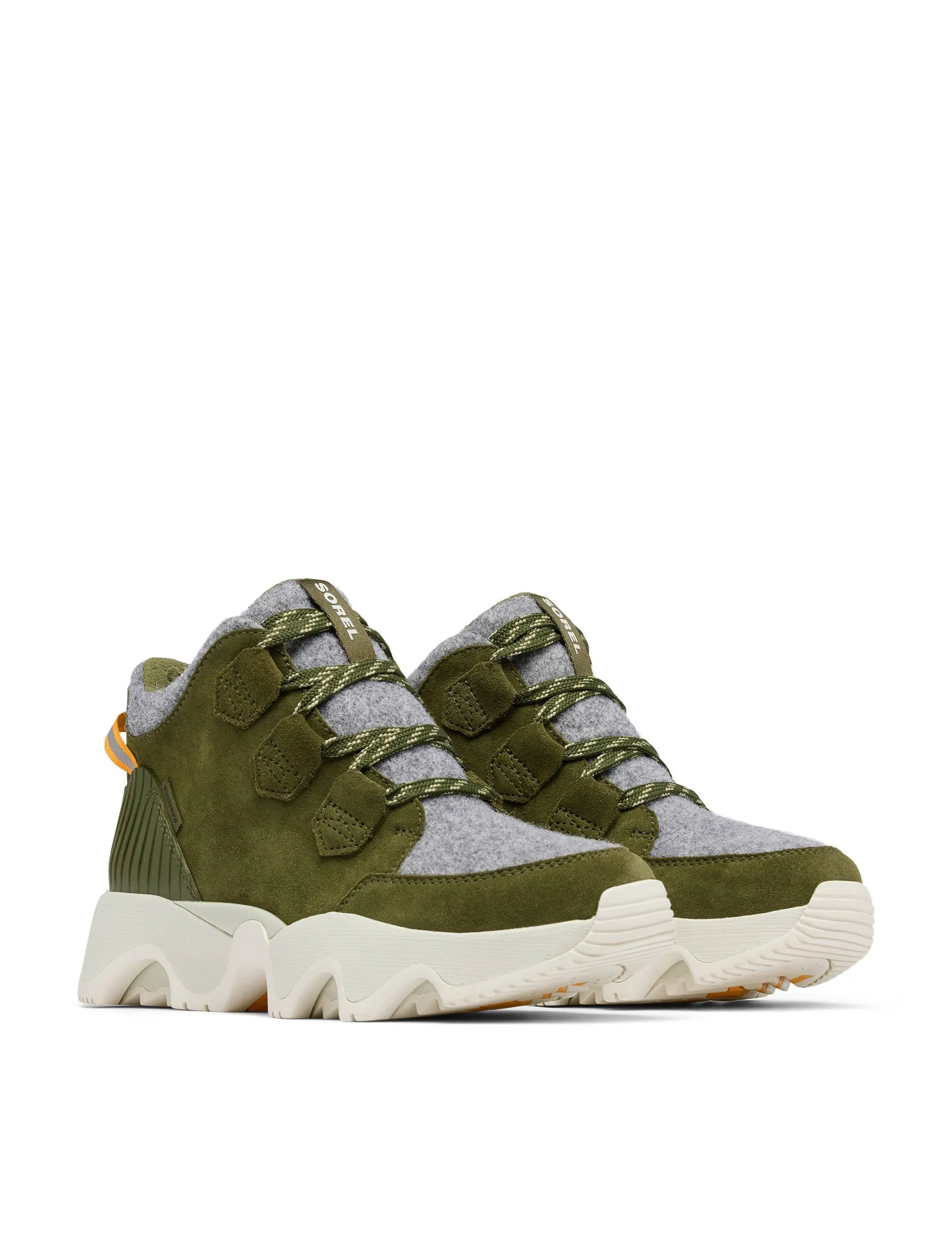 Kinetic Impact Caribou Plus Waterproof Sneaker Boots - Utility Green/Light Aloe