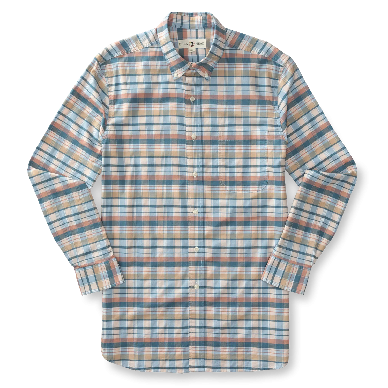 Landers Plaid Cotton Oxford Sport Shirt