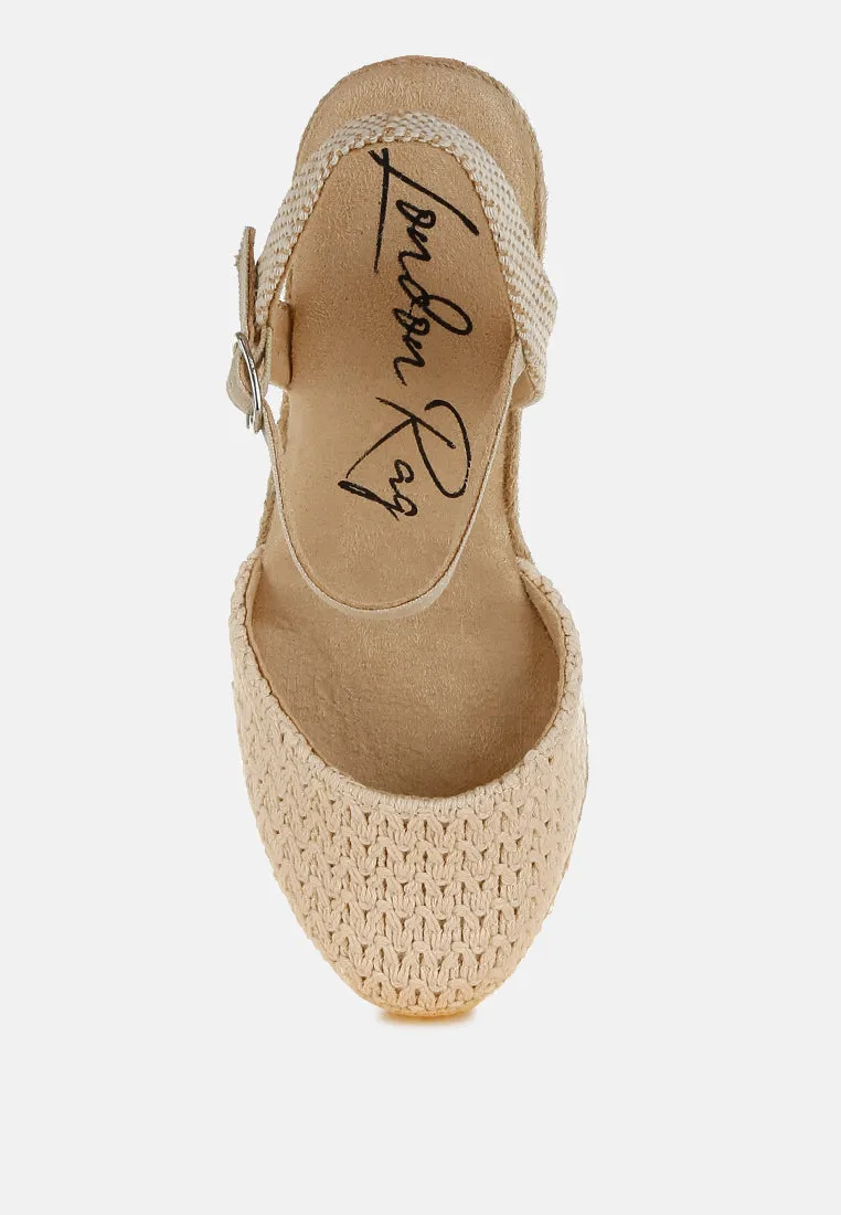 Lathan Raffia Espadrilles Sandals