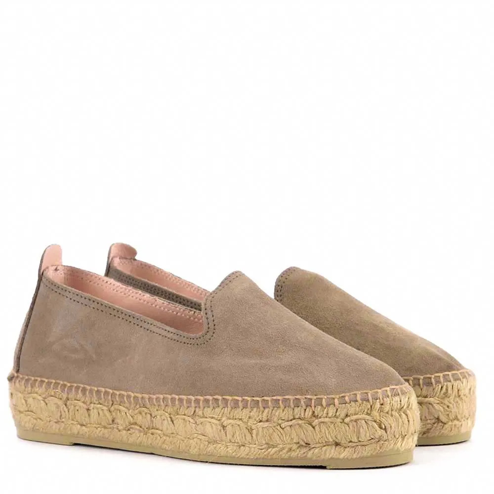 Manebì double sole espadrilles vintage taupe