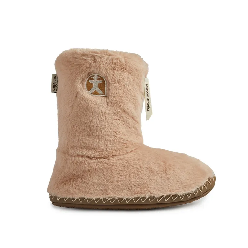 Marilyn - Classic Faux Fur Slipper Boot - Gingerbread