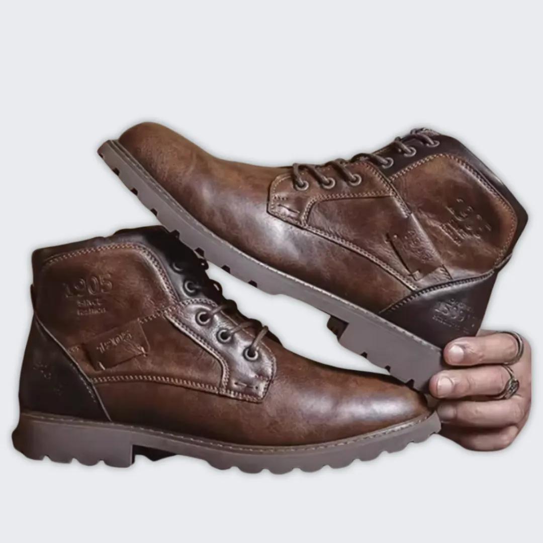 Men's Premium Vintage Leather Boots | Stylish & Durable Footwear