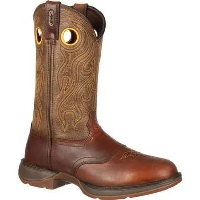 Men's Rebel By Durango Brown Saddle Western Boot