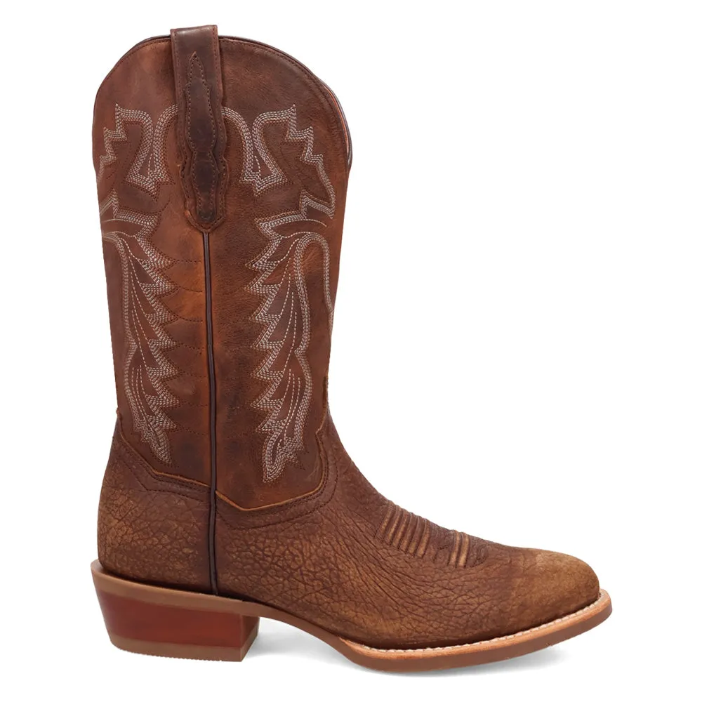 Neeley Embroidered Round Toe Pull On Cowboy Boots